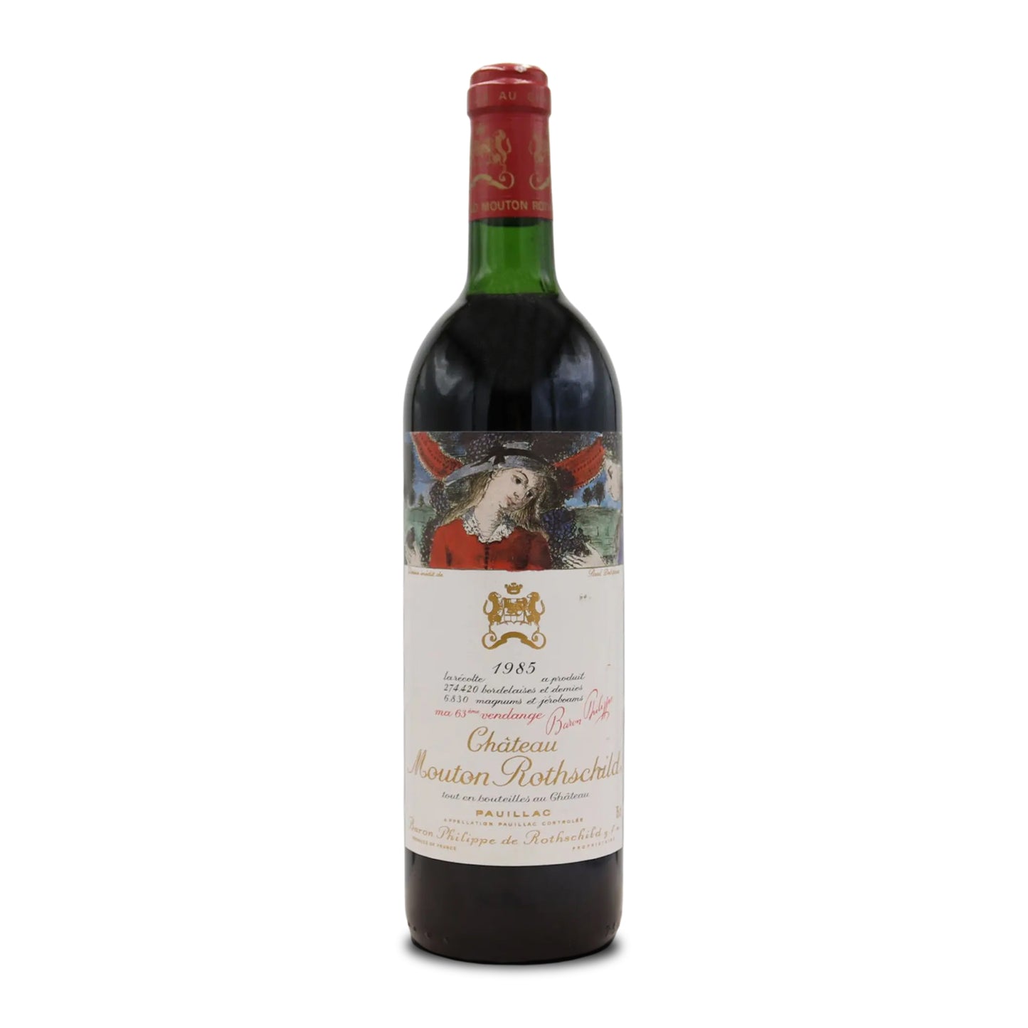 1985 Chateau Mouton Rothschild Pauillac 12x75Cl
