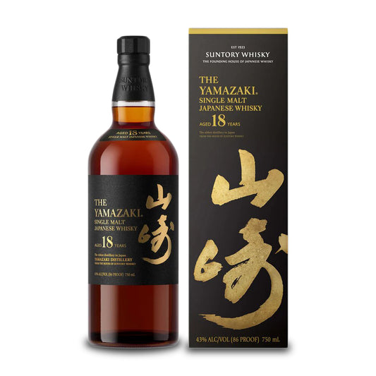 Whisky Yamazaki 18 ans 6 to 12 x 75cl CO6
